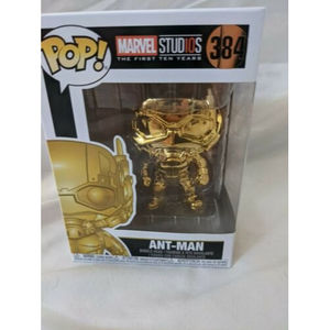 Funko POP! Marvel Studio's 10th: Gold Chrome Ant-man #384